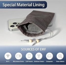 Funda radiaciones teléfono móvil